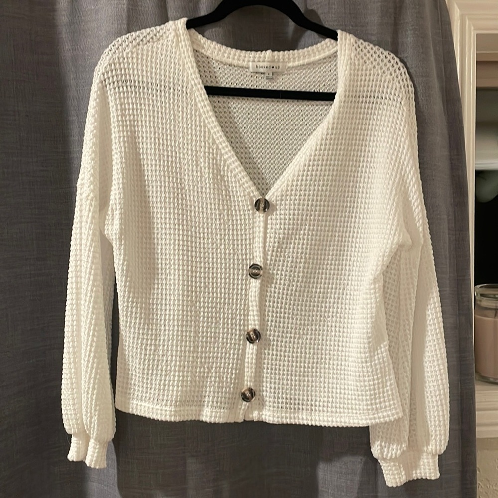 Small White Sweater
